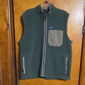 Patagonia Forest Green Fleece Vest